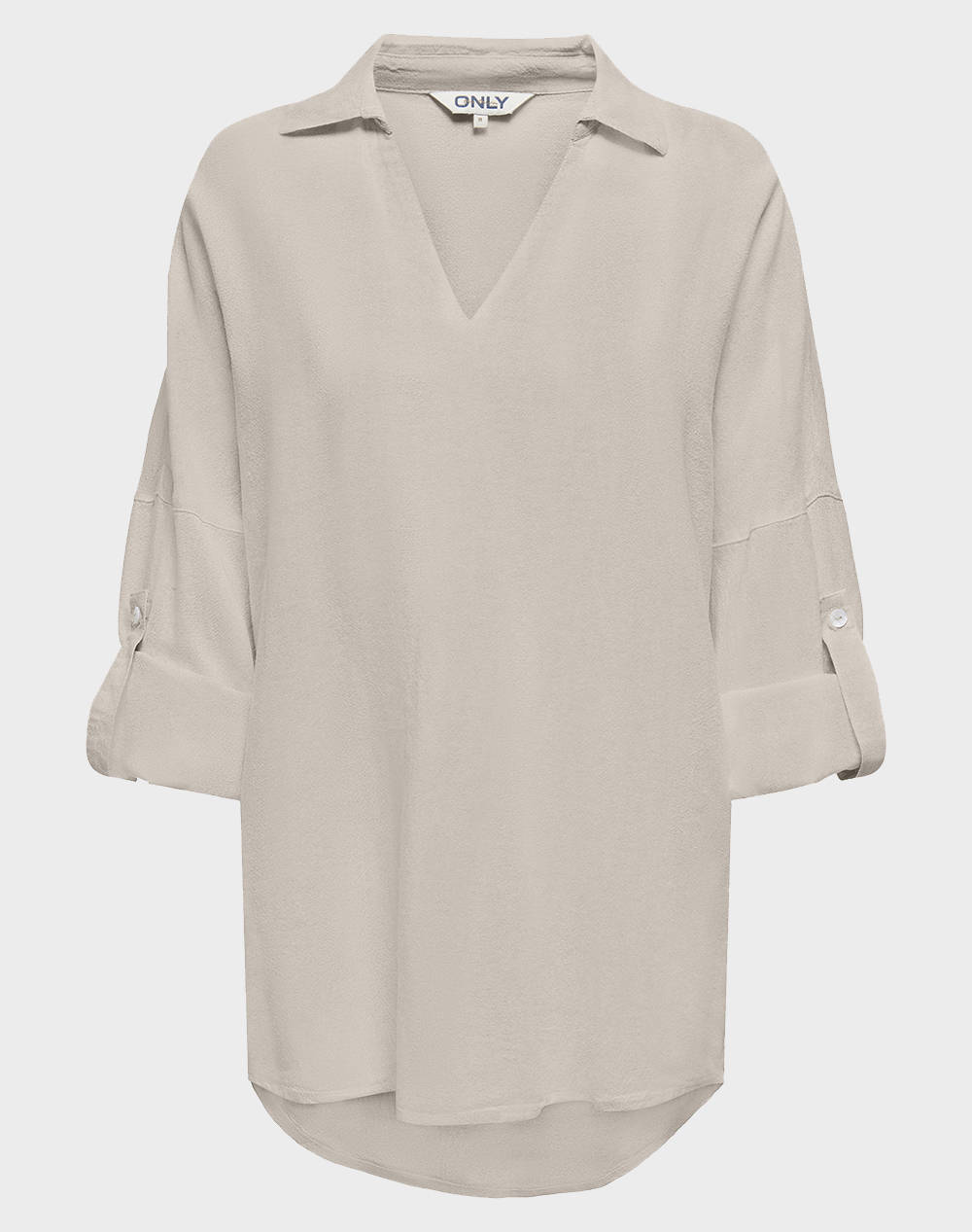 ONLY ONLCARO 3/4 LINEN BL TUNIC CC PNT