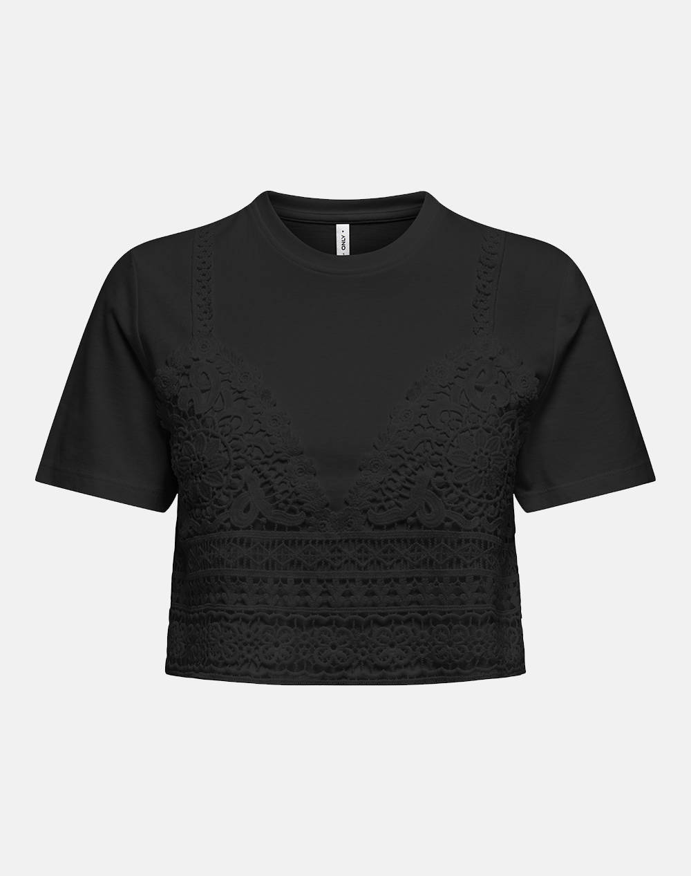ONLY ONLBETSY LIFE S/S O-NECK MIX TOP JRS