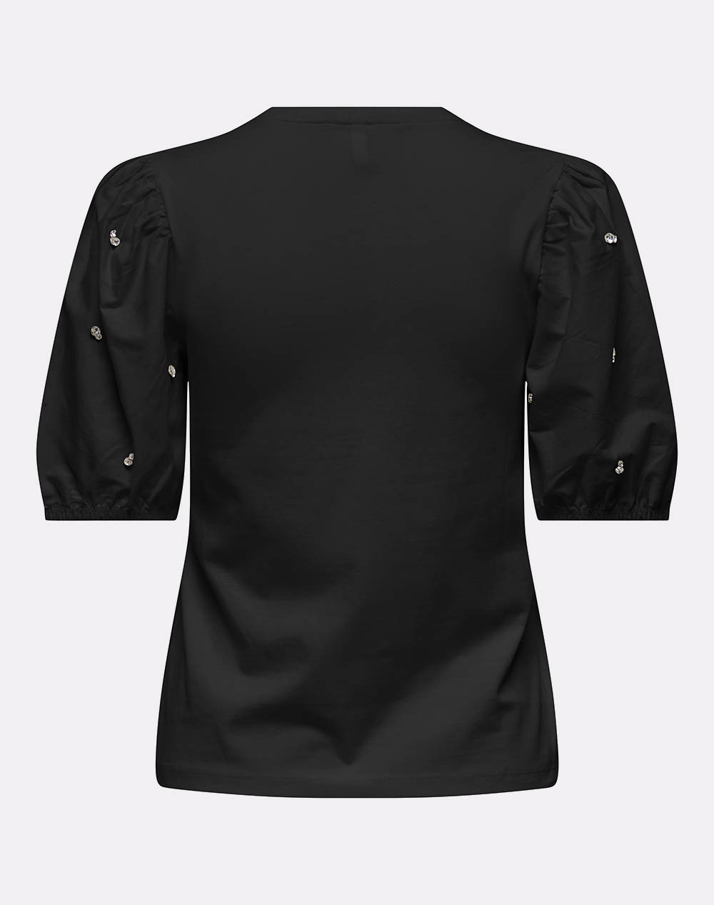 ONLY ONLEMME LIFE S/S O-NECK PUFF MIX TOP JRS