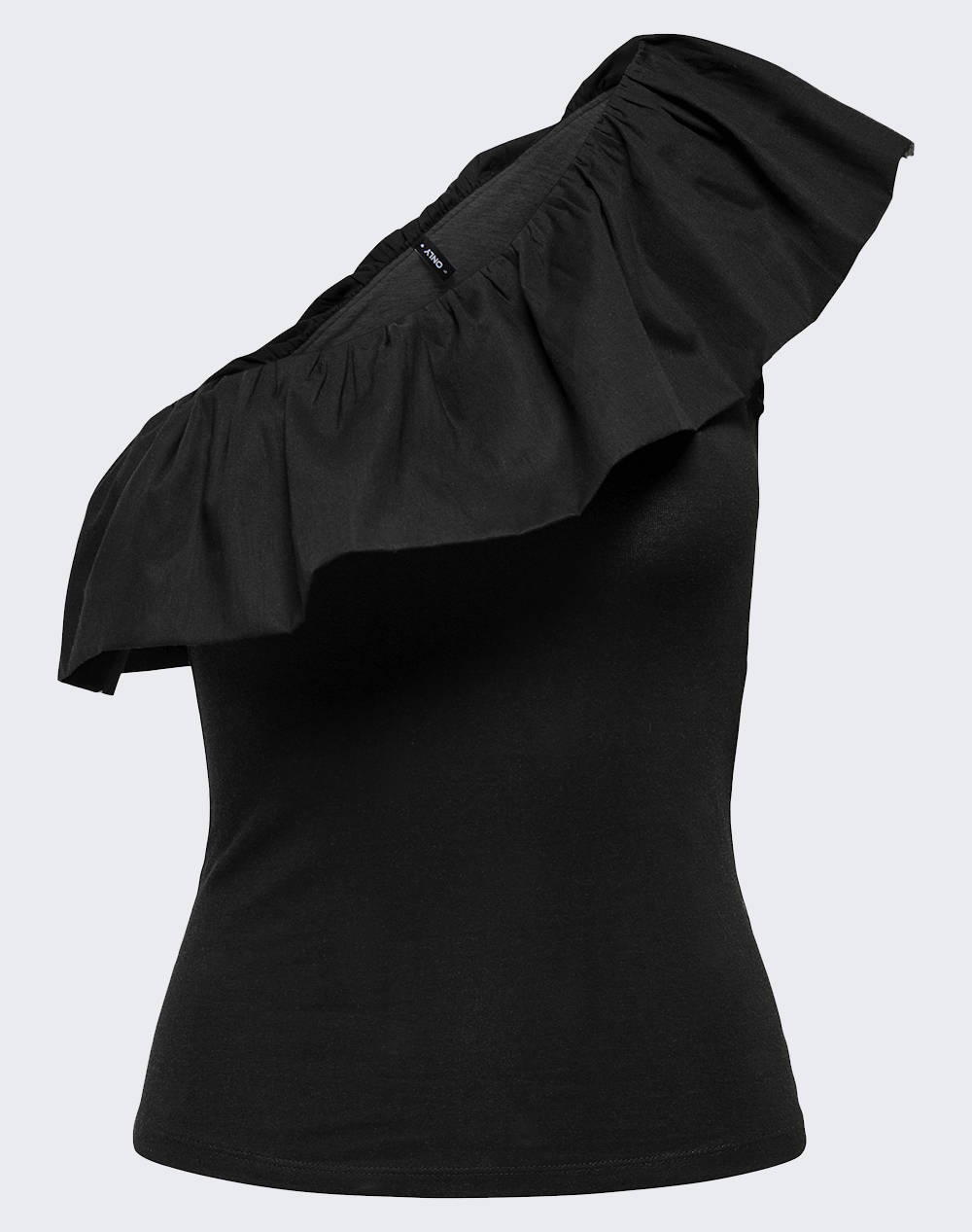 ONLY ONLSOFFY ONE SHOULDER MIX TOP BOX JRS