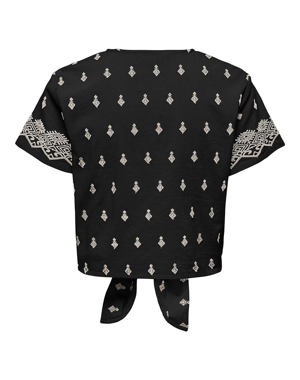 ONLY ONLSIESTA WILLA EMB SS KNOT BUT TOP WVN