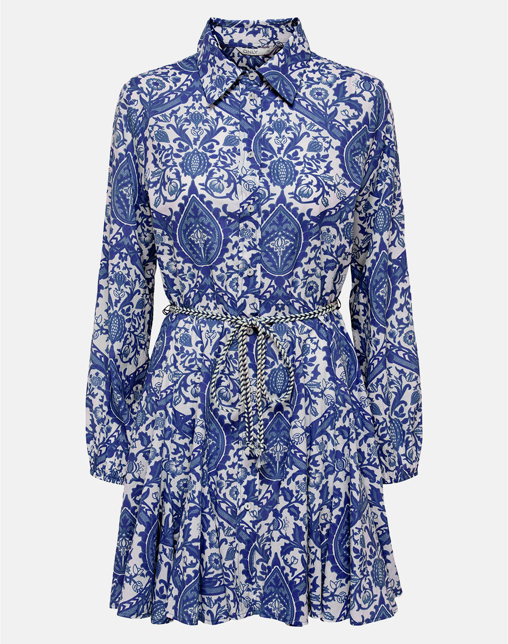 ONLY ONLLUMINA L/S SHORT DRESS WVN NOOS
