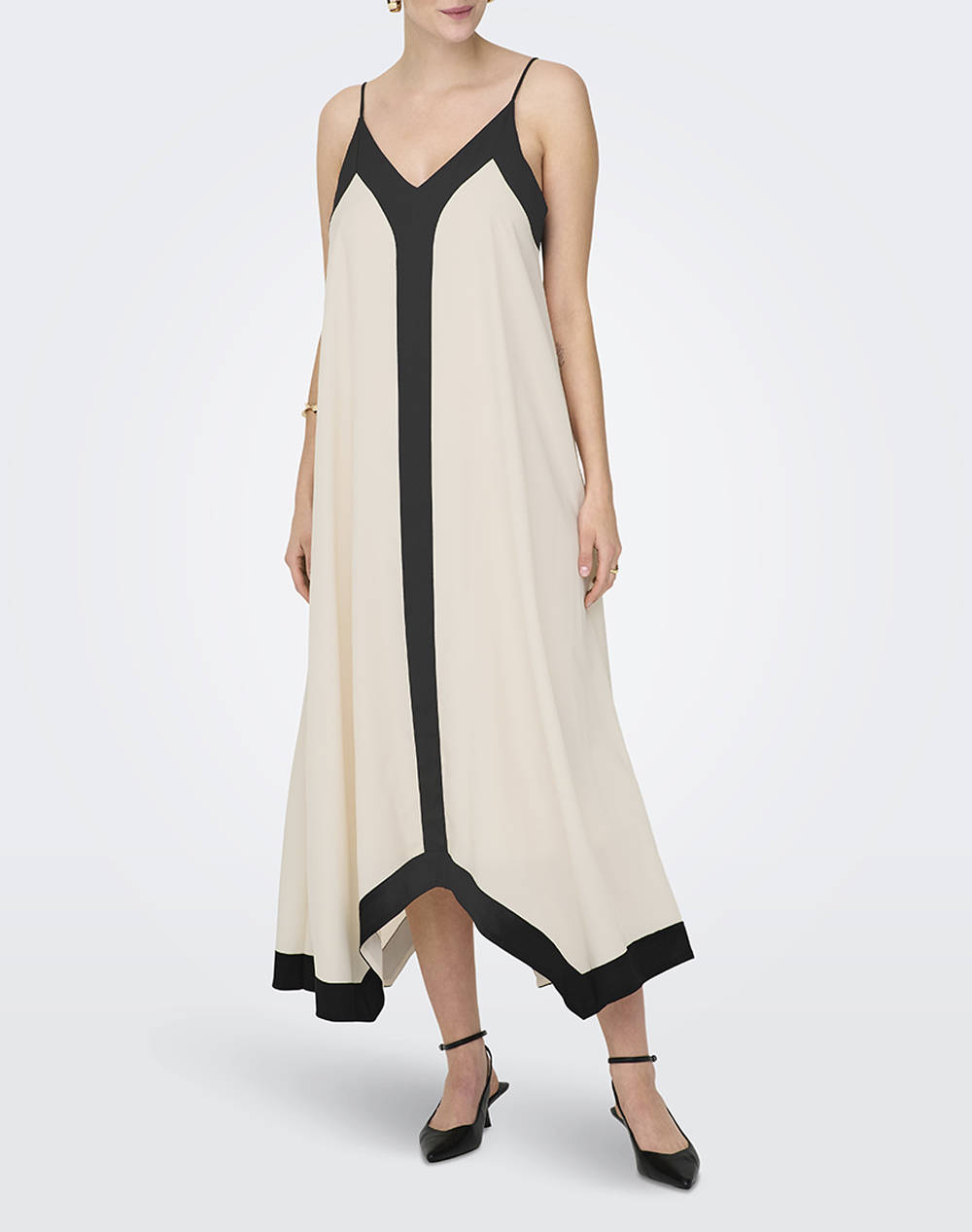ONLY ONLDIANA LIFE STRAP LONG DRESS WVN