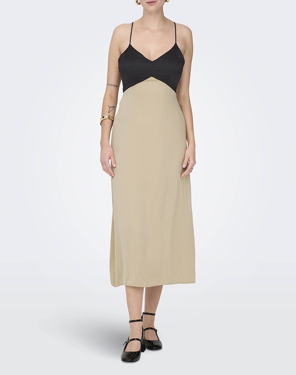 ONLY ONLJANE LIFE S/L JANICE LONG DRESS PTM