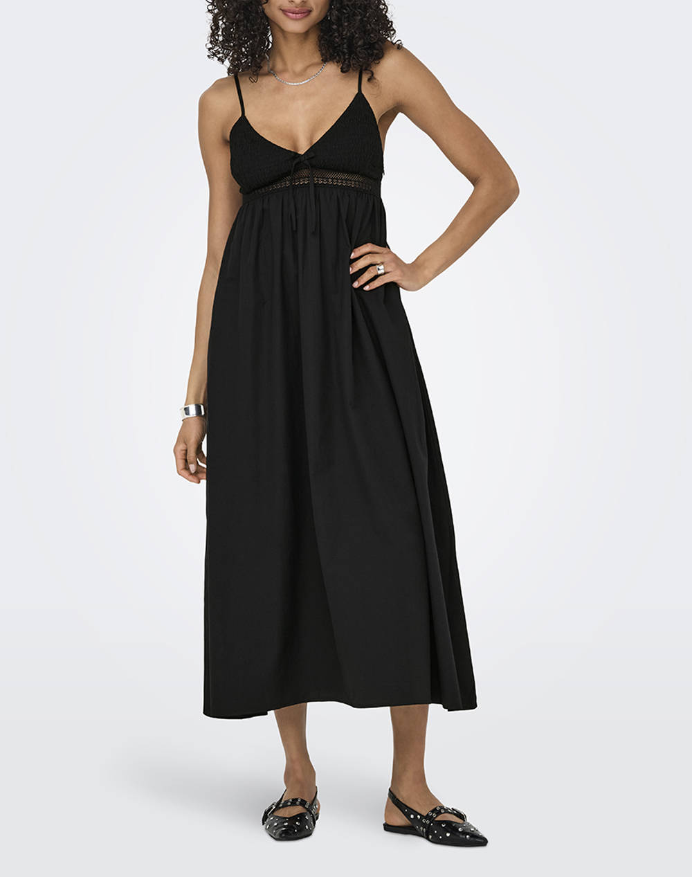 ONLY ONLBRIAR STRAP LONG DRESS WVN