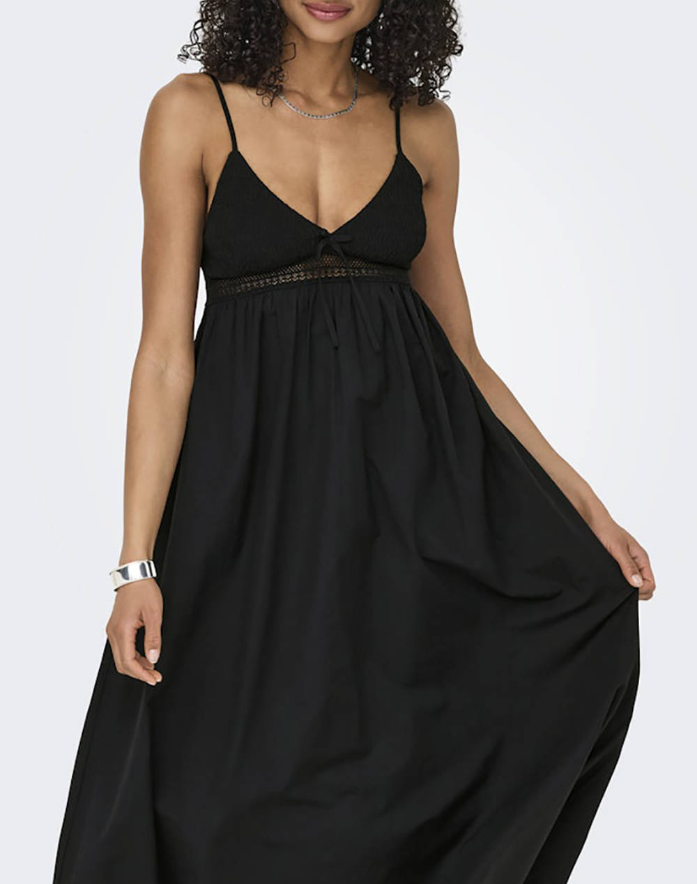 ONLY ONLBRIAR STRAP LONG DRESS WVN