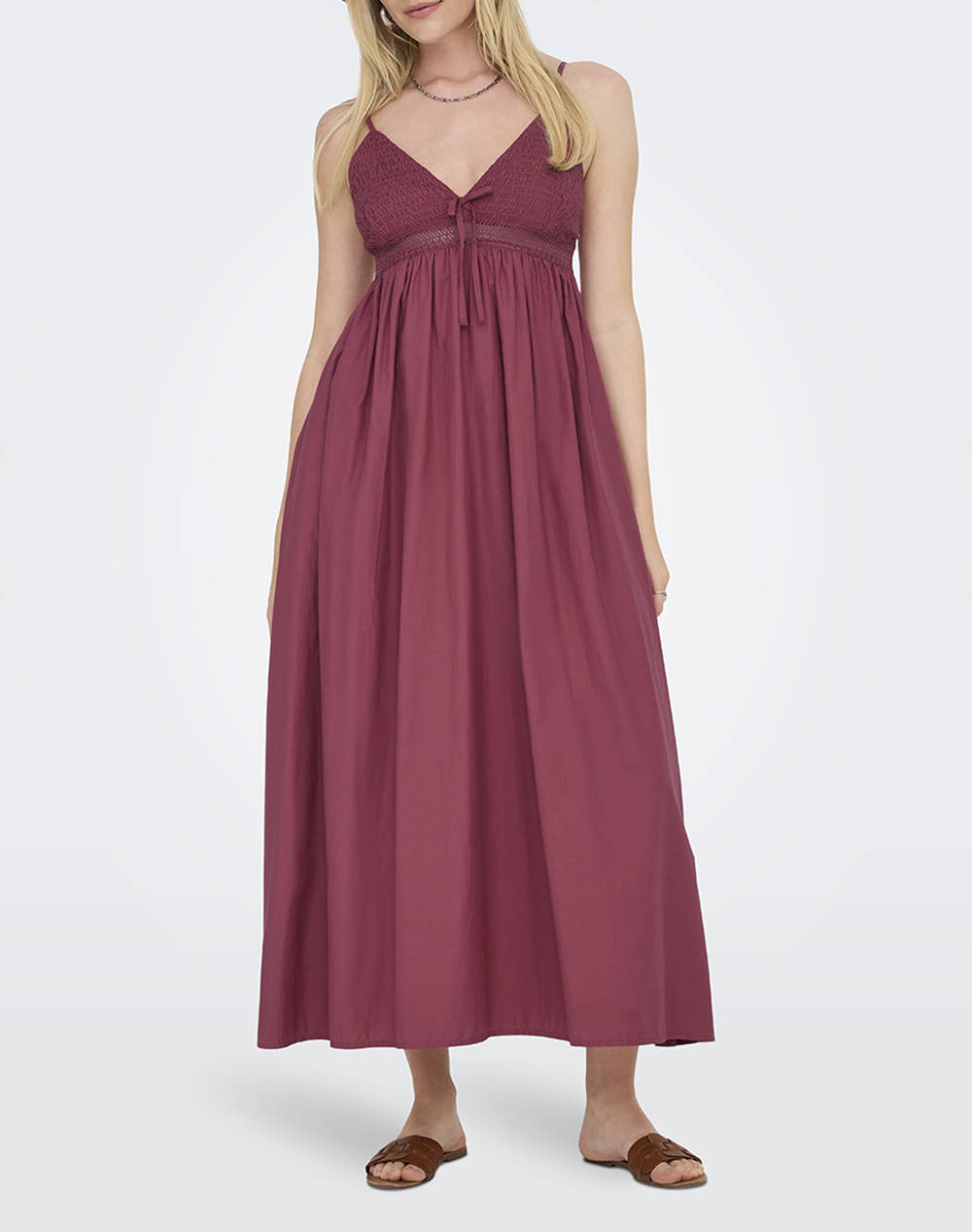 ONLY ONLBRIAR STRAP LONG DRESS WVN