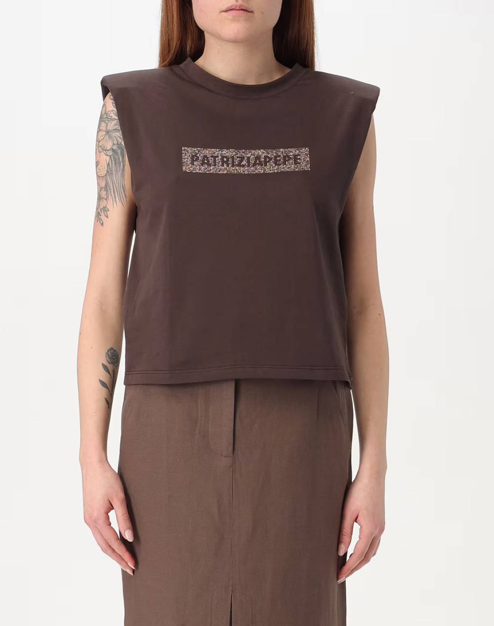 PATRIZIA PEPE MAGLIA/T-SHIRT BLUZA DE DAMA