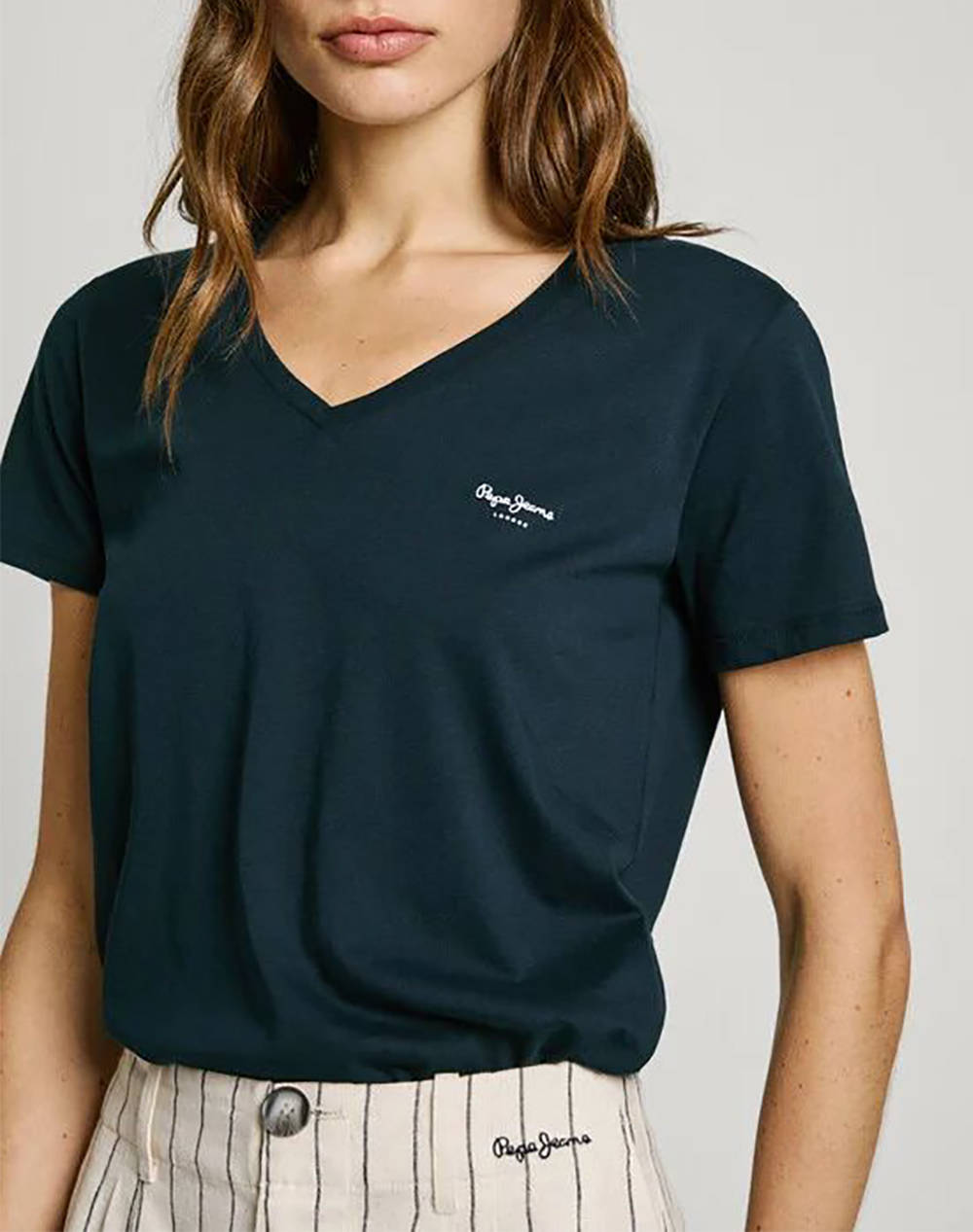 PEPE JEANS DROP 2 MACY V-NECK BLUZA DE DAMA