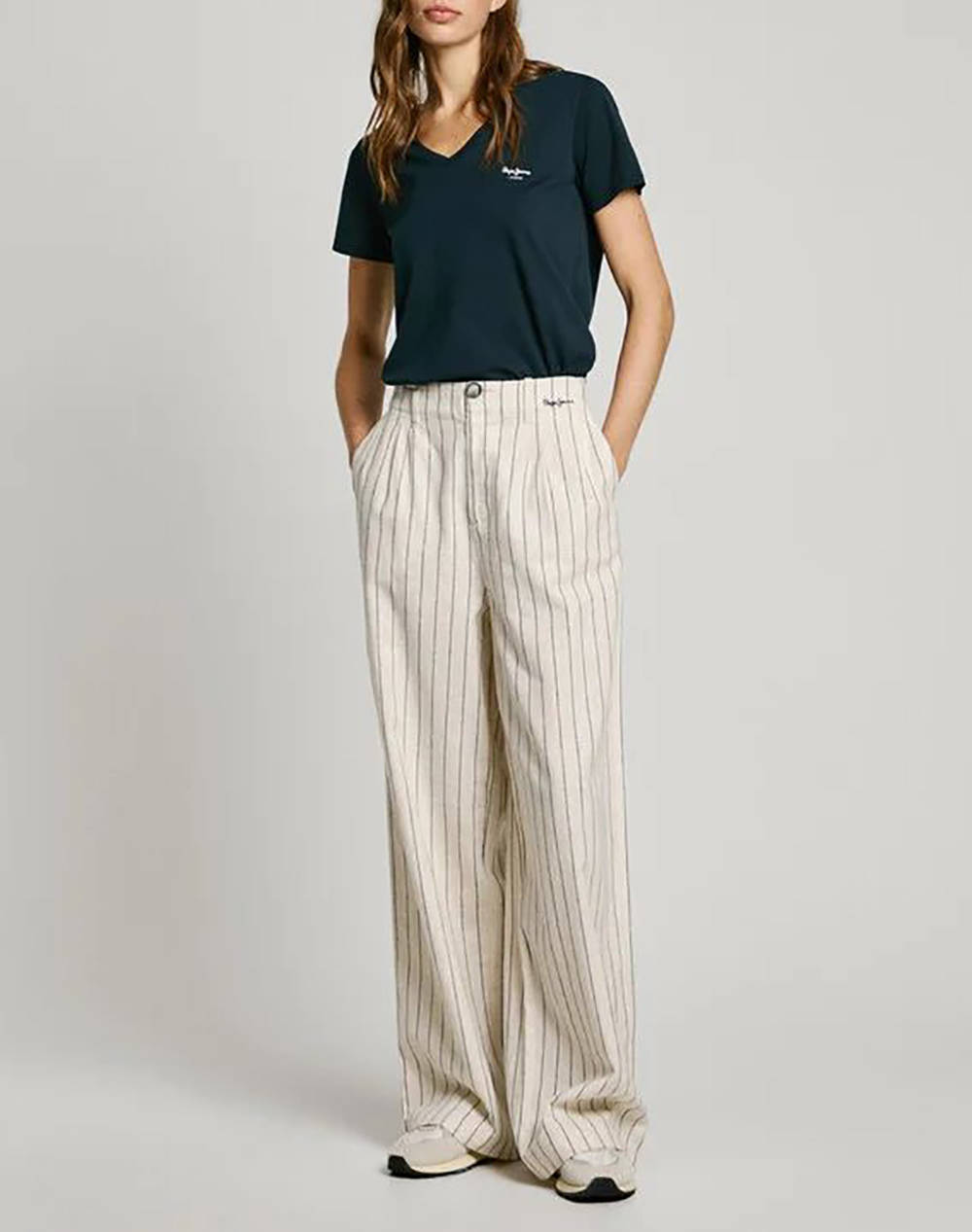 PEPE JEANS DROP 2 MACY V-NECK BLUZA DE DAMA