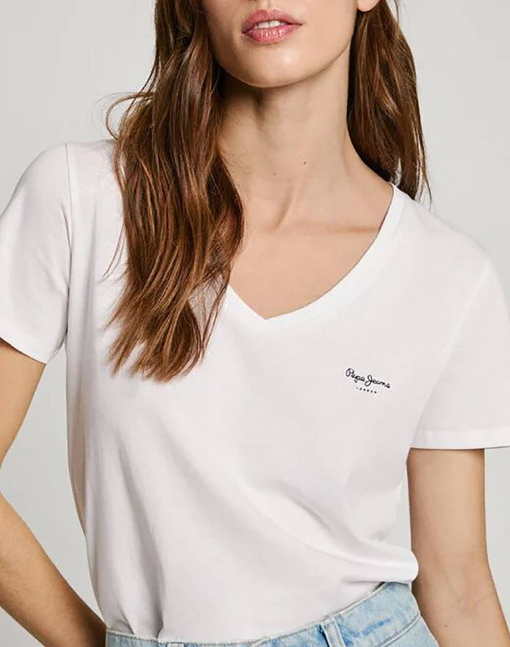 PEPE JEANS DROP 2 MACY V-NECK BLUZA DE DAMA