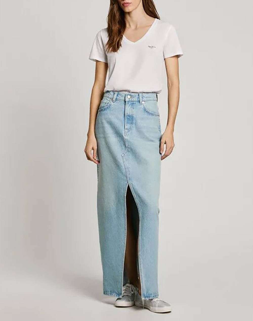 PEPE JEANS DROP 2 MACY V-NECK BLUZA DE DAMA