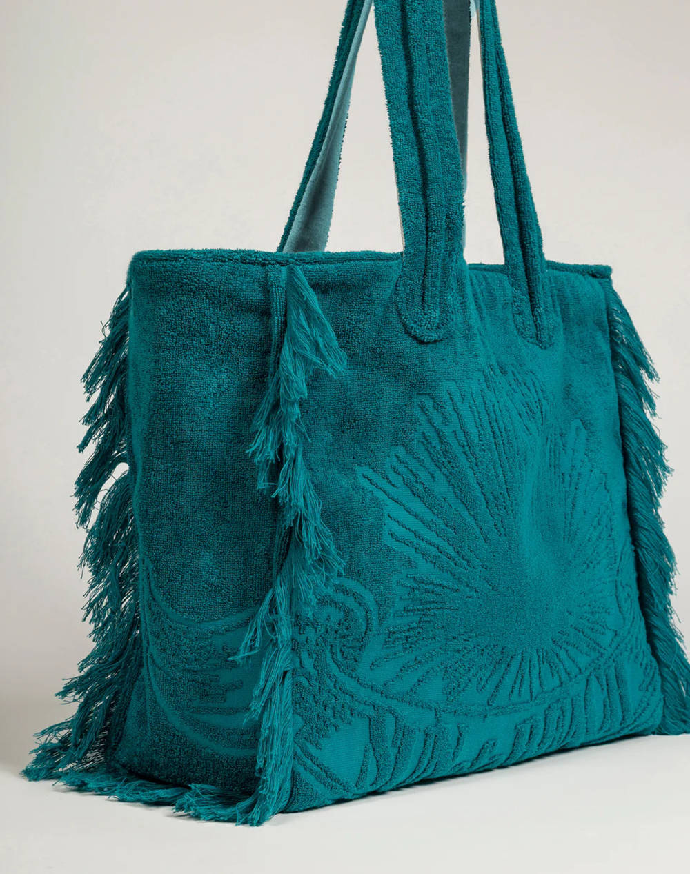 SUN OF A BEACH Terry Tote Beach Bag (Dimensiuni: 44 x 40 x 17cm.)