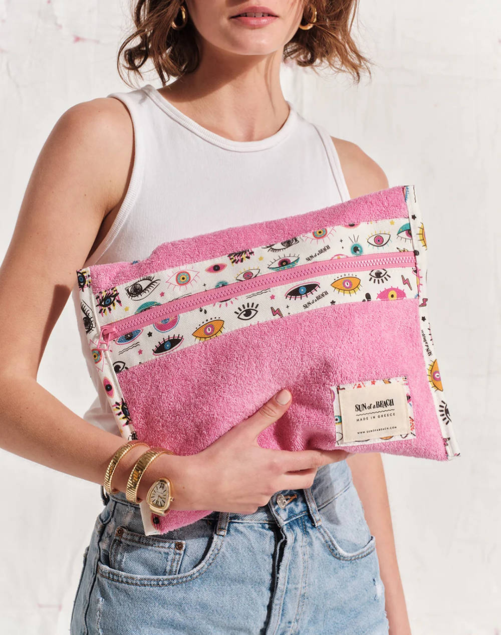 SUN OF A BEACH Waterproof Pouch (Dimensiuni: 27x35cm.)