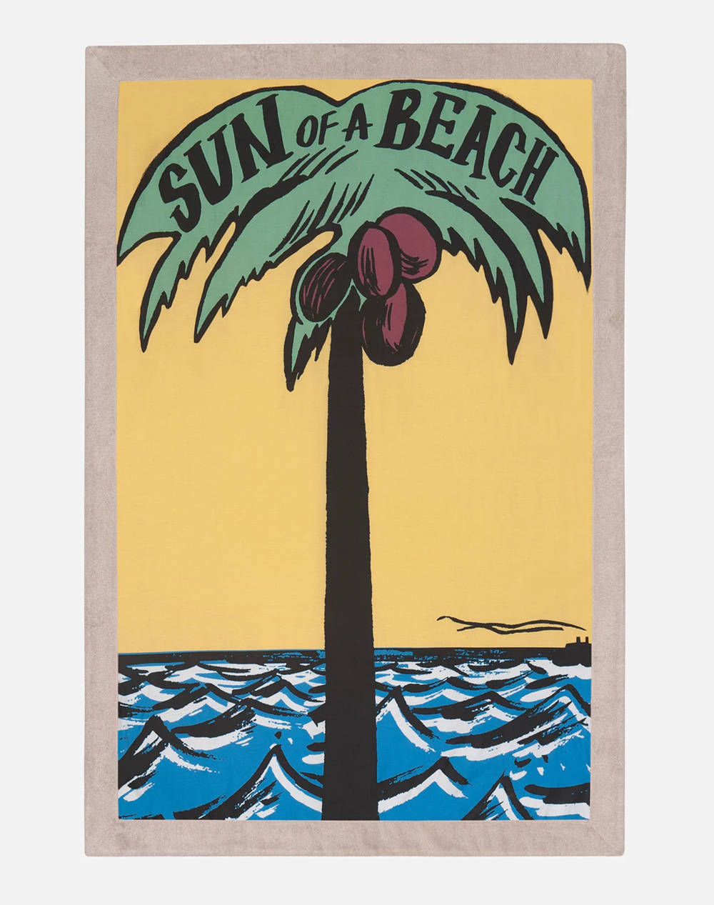 SUN OF A BEACH Signature Beach Towel (Dimensiuni: 100 x 145cm.)
