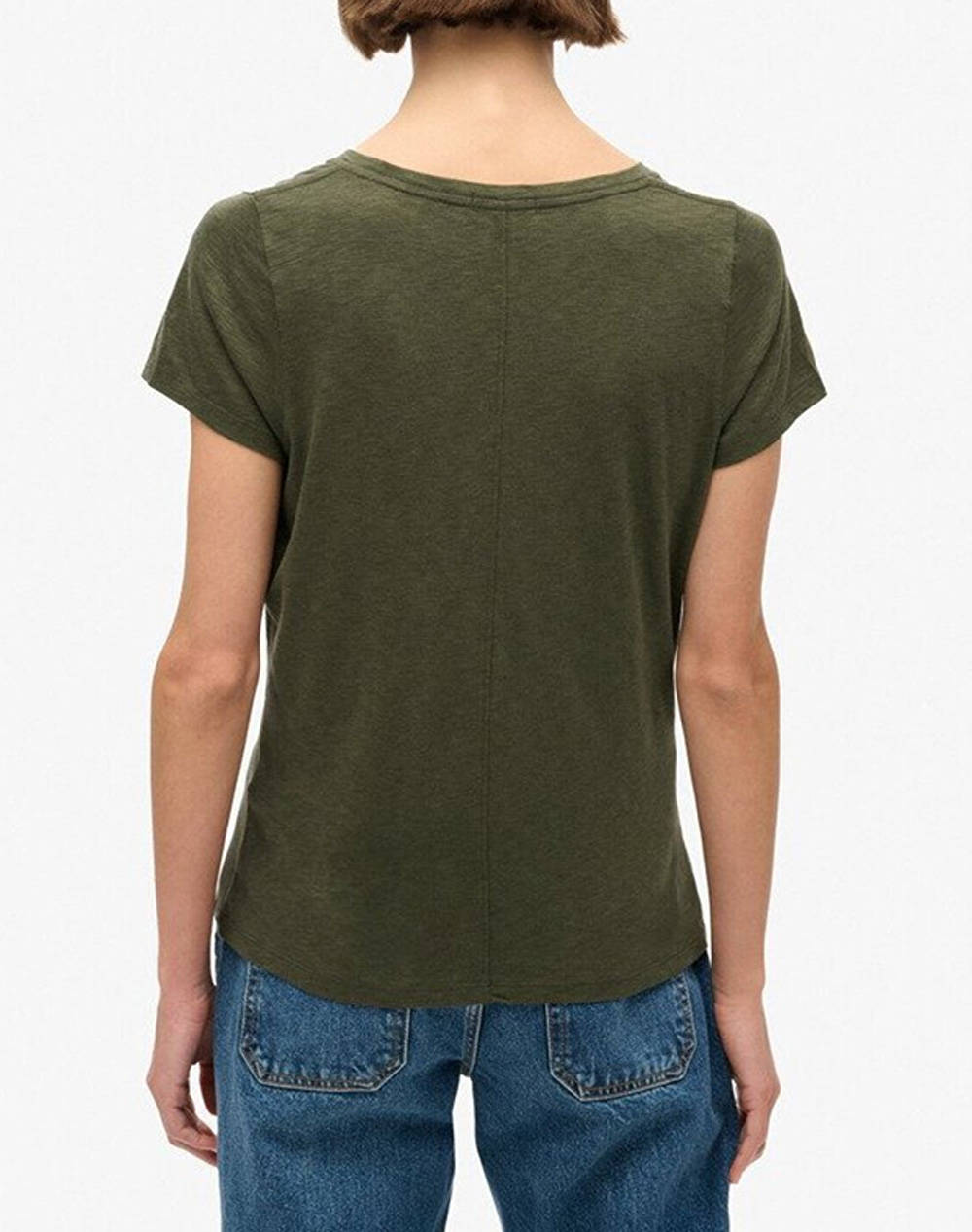 SUPERDRY D1 STUD SCOOP NECK TEE BLUZA DE DAMA