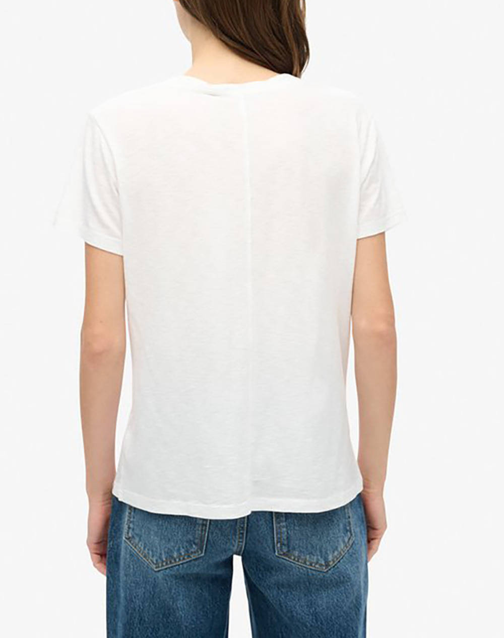 SUPERDRY D1 STUD STUDIOS SLUB EMB VEE TEE BLUZA DE DAMA