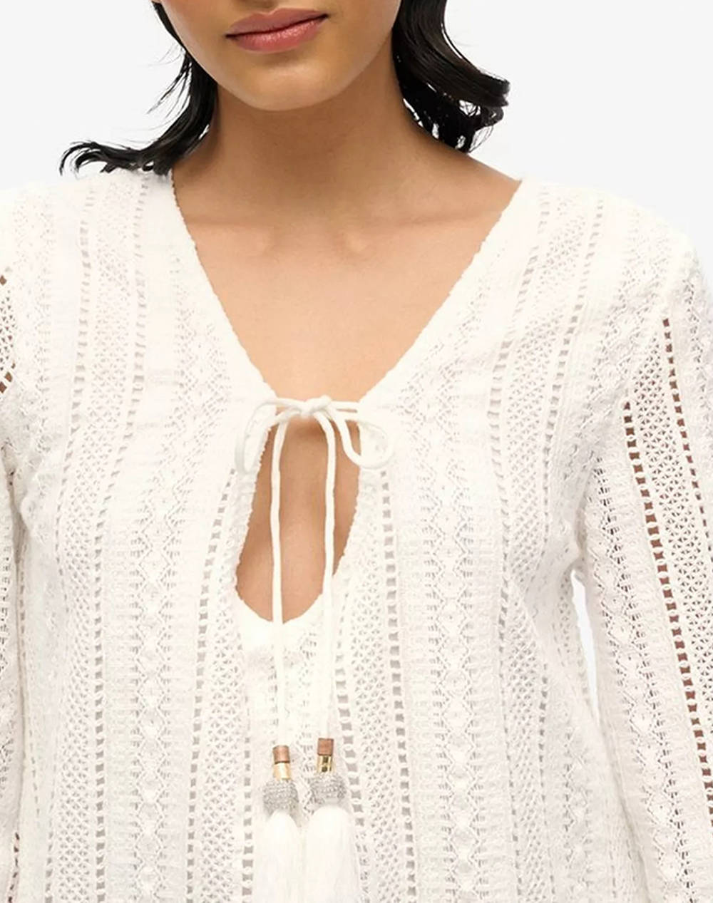 SUPERDRY D2 OVIN IBIZA LACE MINI DRESS ROCHIE DE DAMA