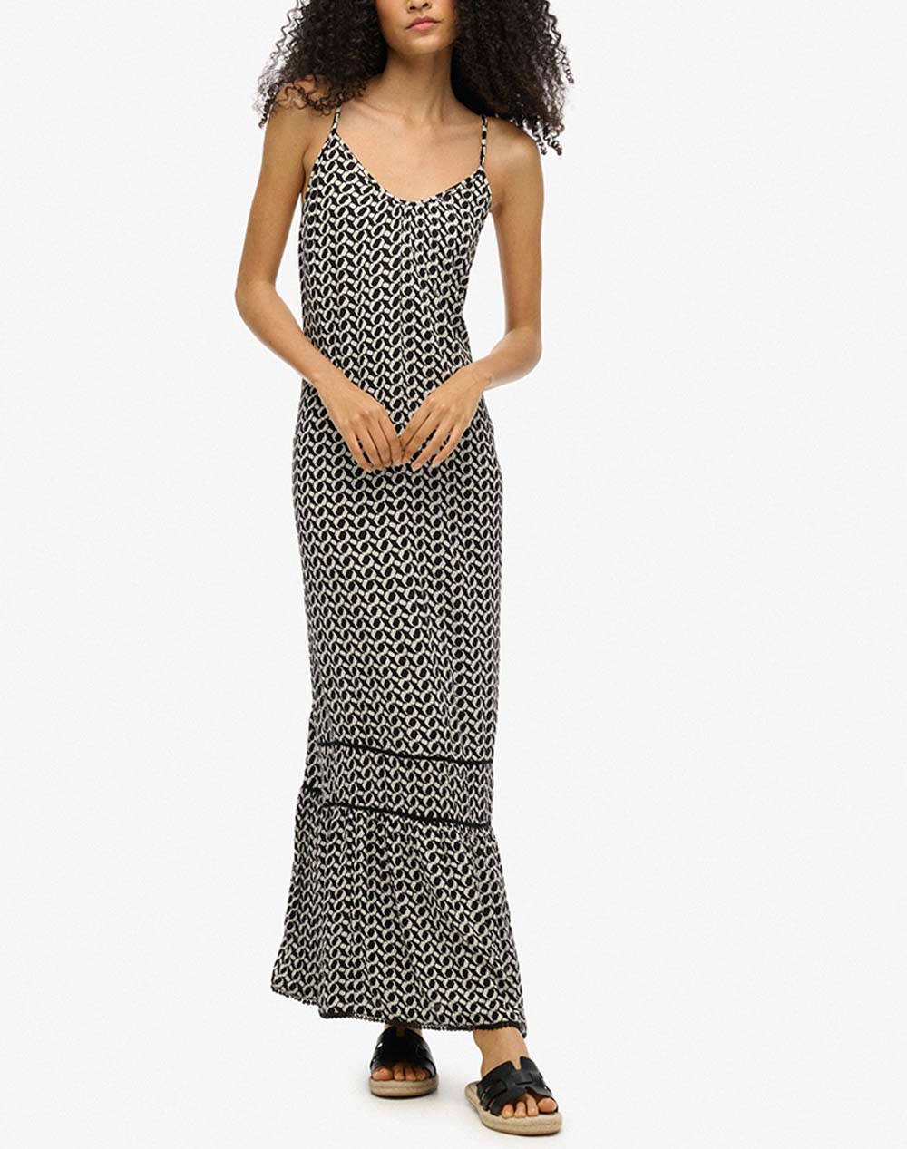 SUPERDRY D2 OVIN CAMI MAXI DRESS ROCHIE DE DAMA