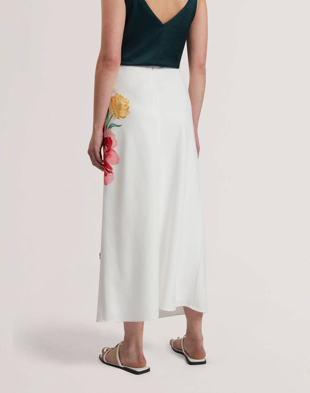 TED BAKER CASLA Printed Column Maxi Skirt