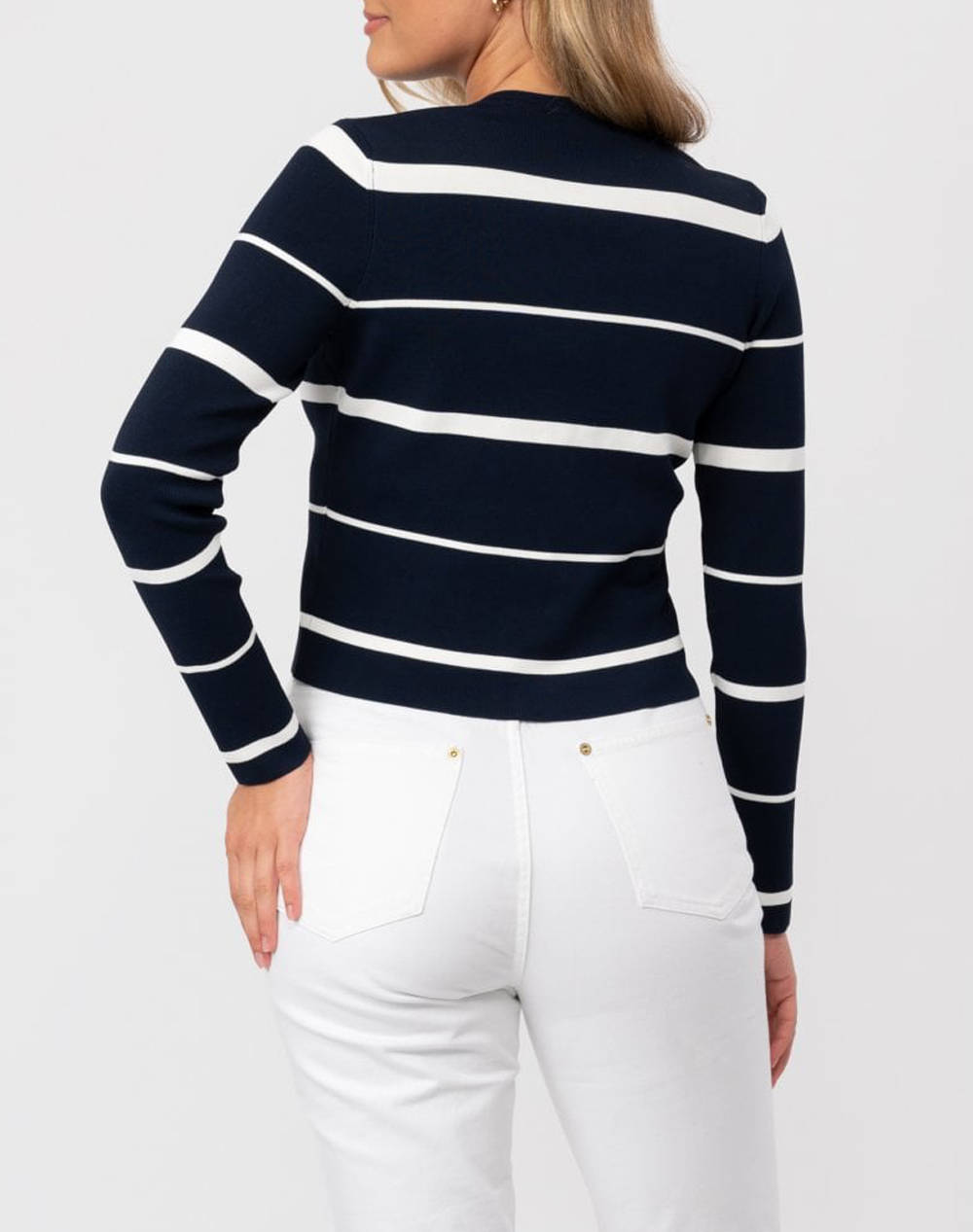 TED BAKER ELORIAA Crew Neck Fitted Cardigan