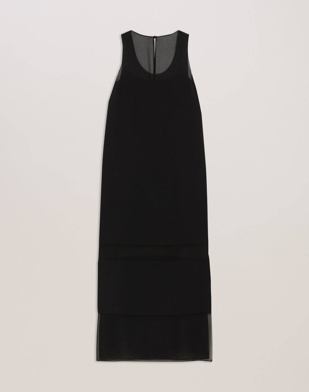 TED BAKER MEPHORA Sleeveless Midi Dress With Panel Detail