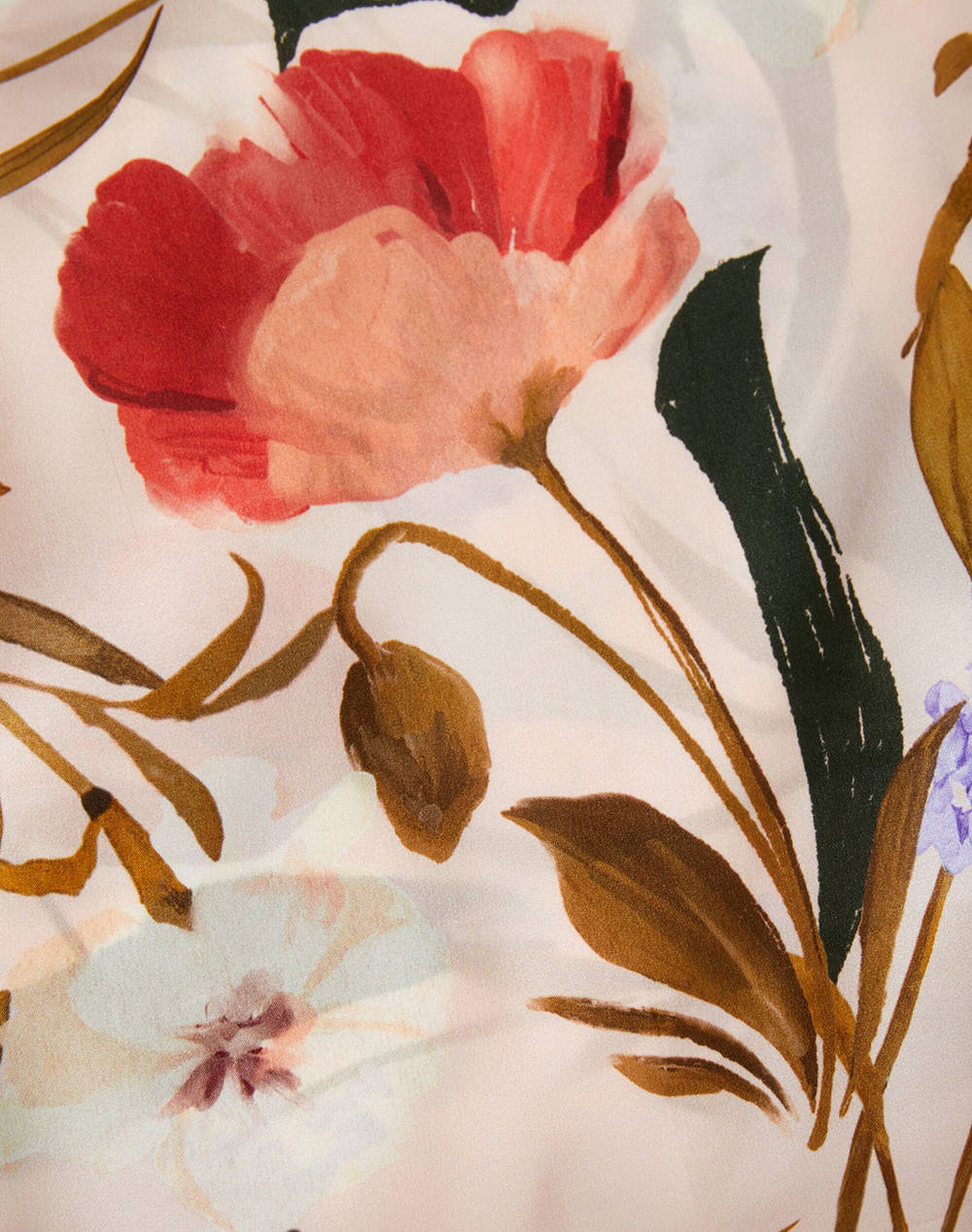 TED BAKER NICLAE Printed Silk Square Scarf