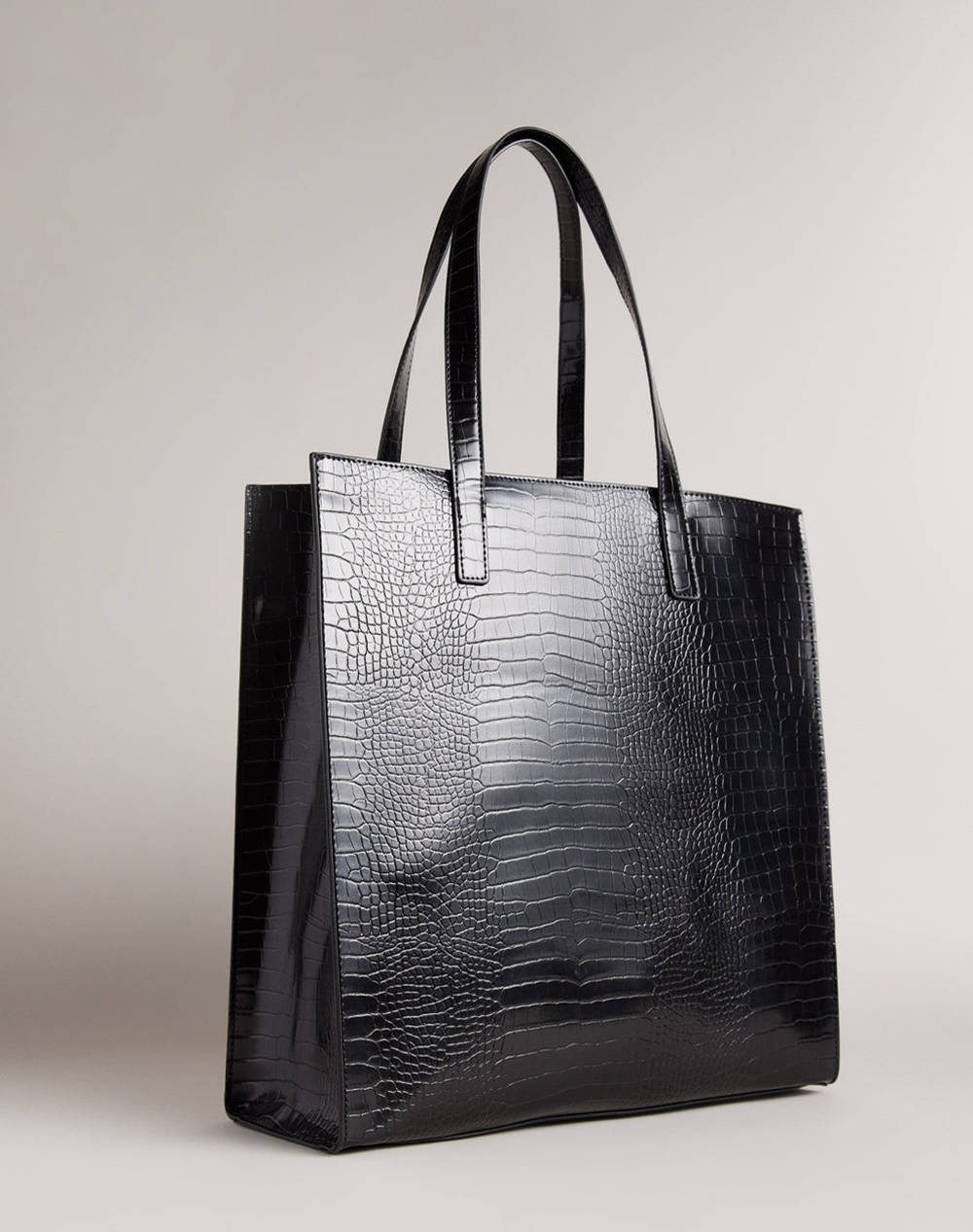 TED BAKER CROCCON Croc Effect Large Icon Bag (Dimensiuni: 34 x 11.5 x 35cm.)