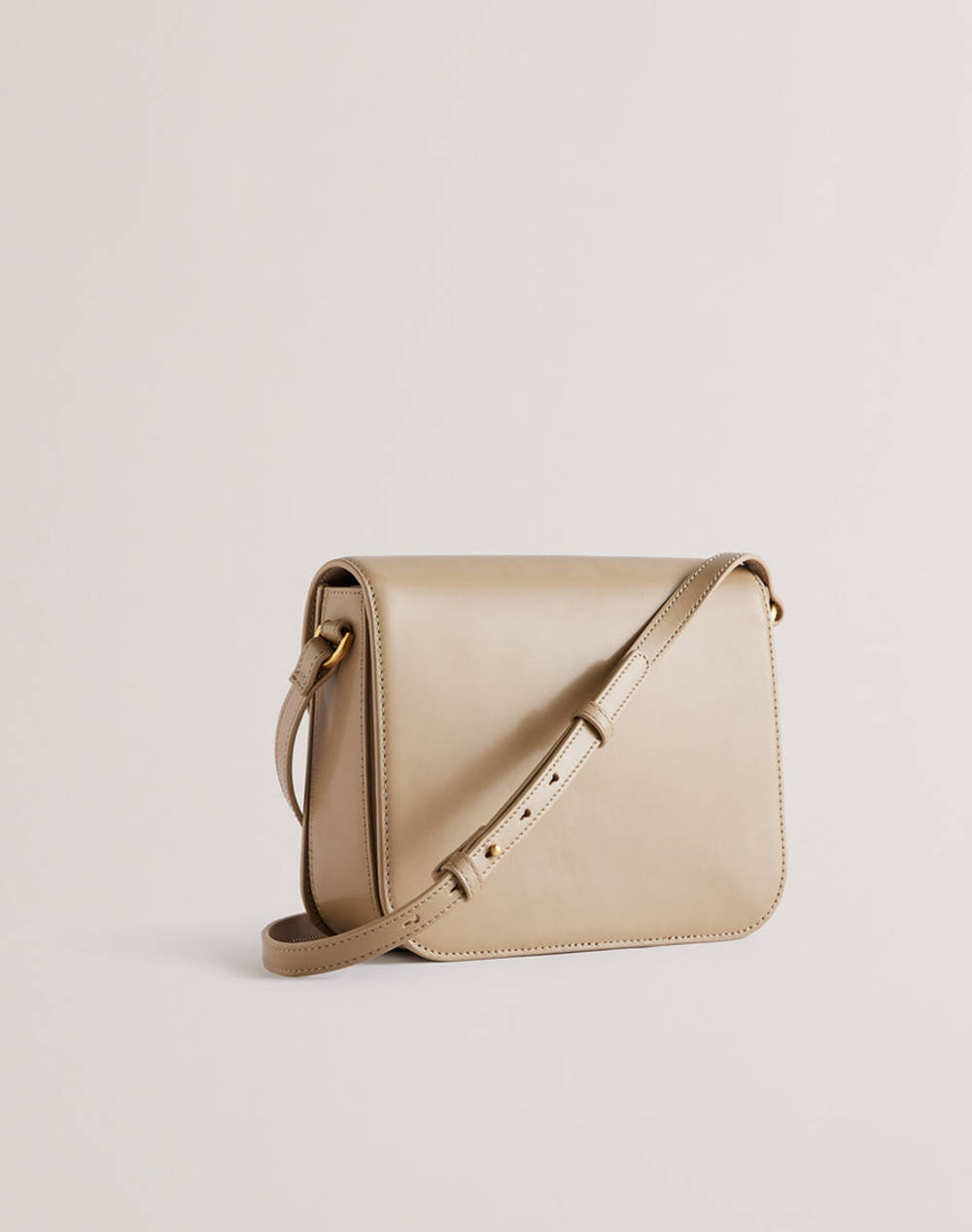 TED BAKER KKAYLI Polished Leather Satchel Bag (Dimensiuni: 22 x 17 x 8cm.)
