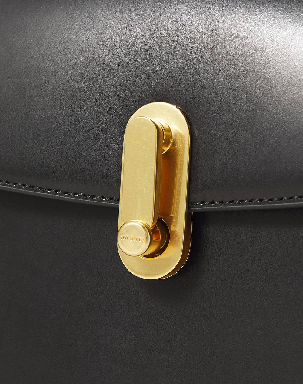 TED BAKER KKAYLI Polished Leather Satchel Bag (Dimensiuni: 22 x 17 x 8cm.)