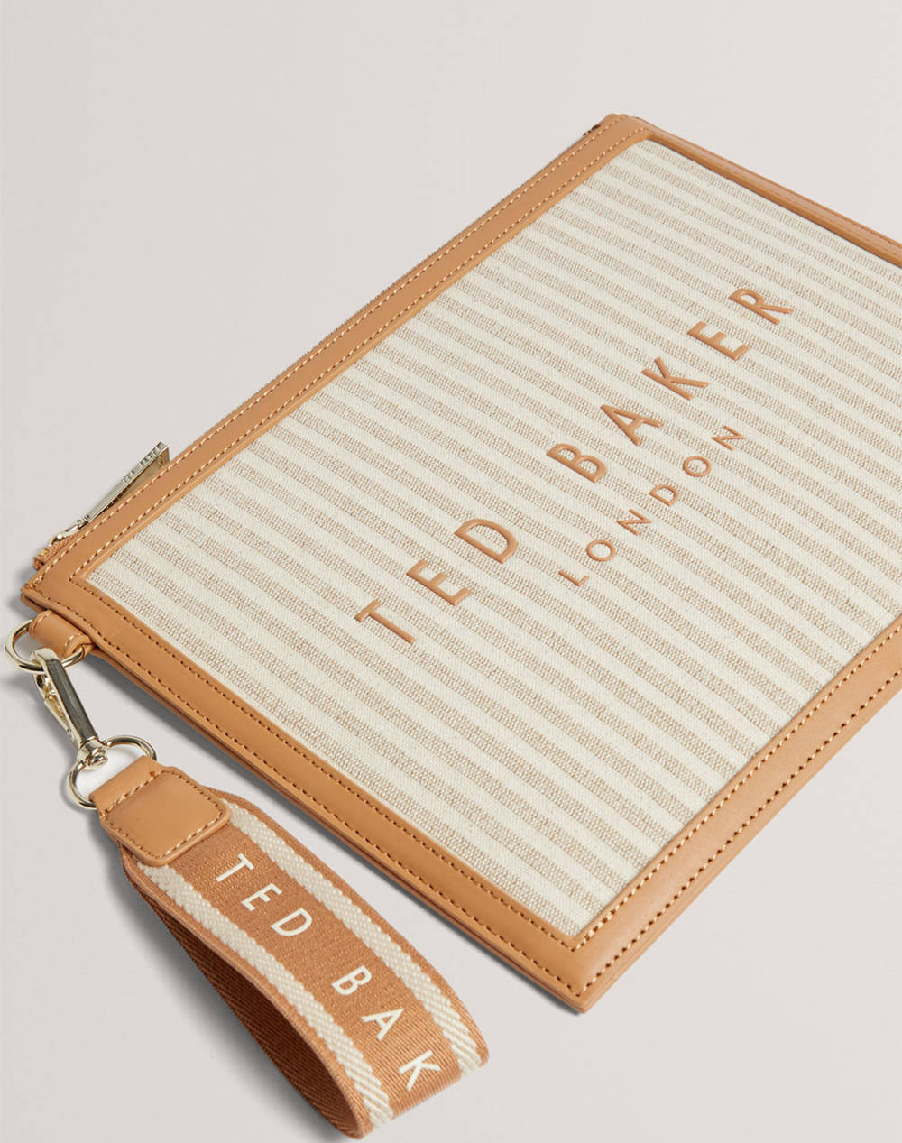 TED BAKER HAYSS Striped Canvas Webbing Pouch (Dimensiuni: 27 x 20 cm.)