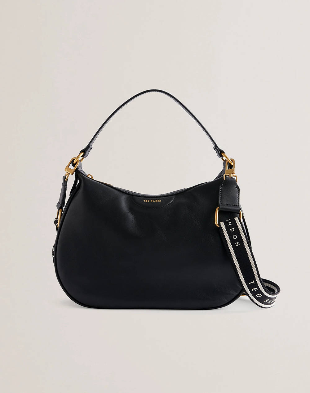 TED BAKER ESIAH Webbing Slouchy Leather Hobo Bag (Dimensiuni: 32 x 26cm.)