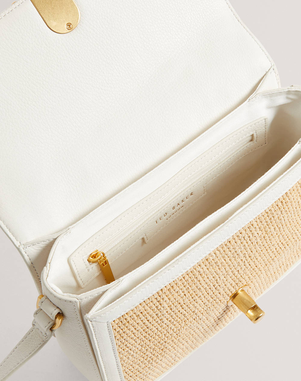 TED BAKER KKASSIA Small Zipped Canvas Pouch (Dimensiuni: 23 x 20 x 7cm.)