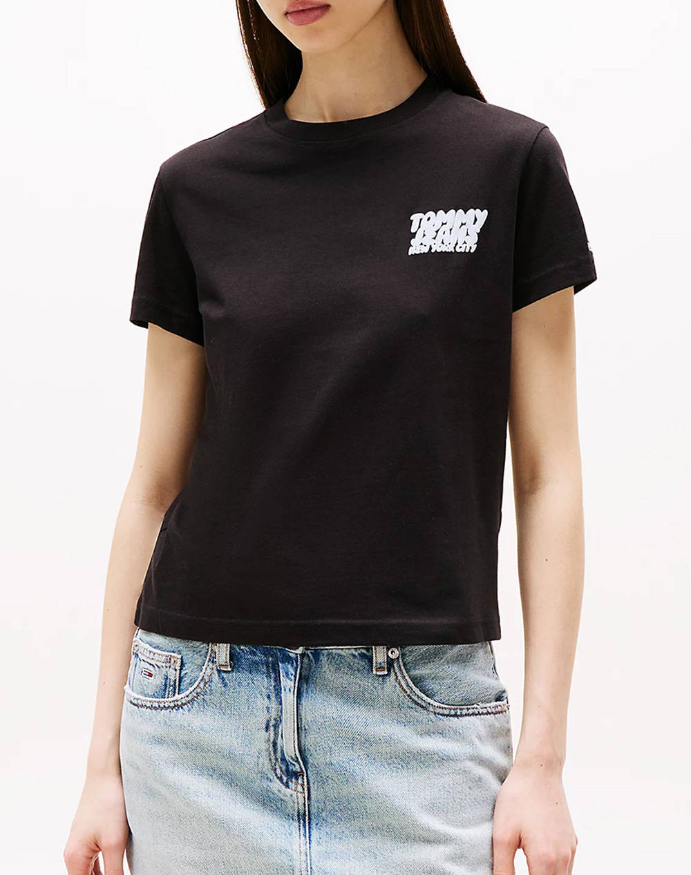 TOMMY JEANS TJW REG TJ BUBBLE TEE