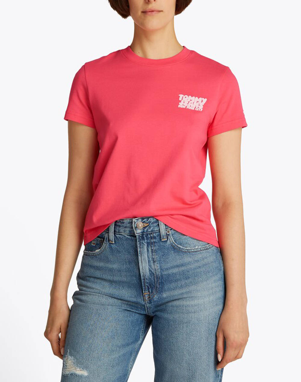 TOMMY JEANS TJW REG TJ BUBBLE TEE