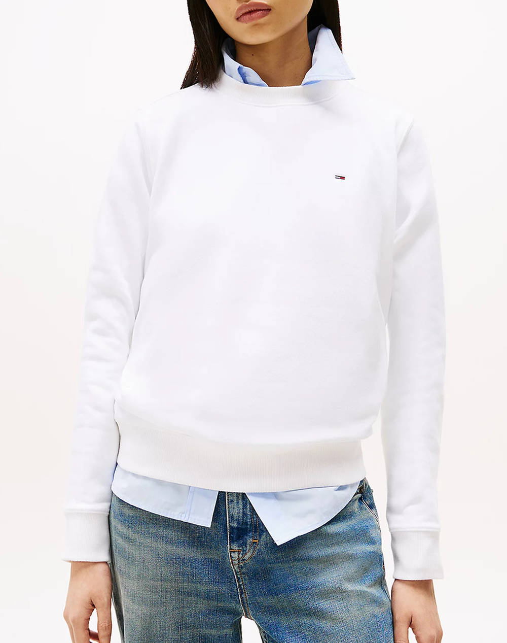 TOMMY JEANS TJW REG S FLAG CREW