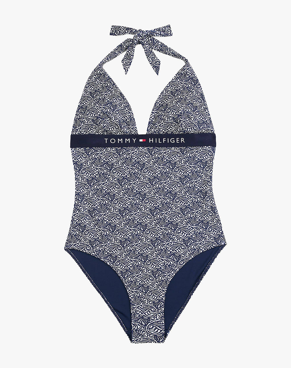 TOMMMY HILFIGER HALTER ONE PIECE RP PRINT
