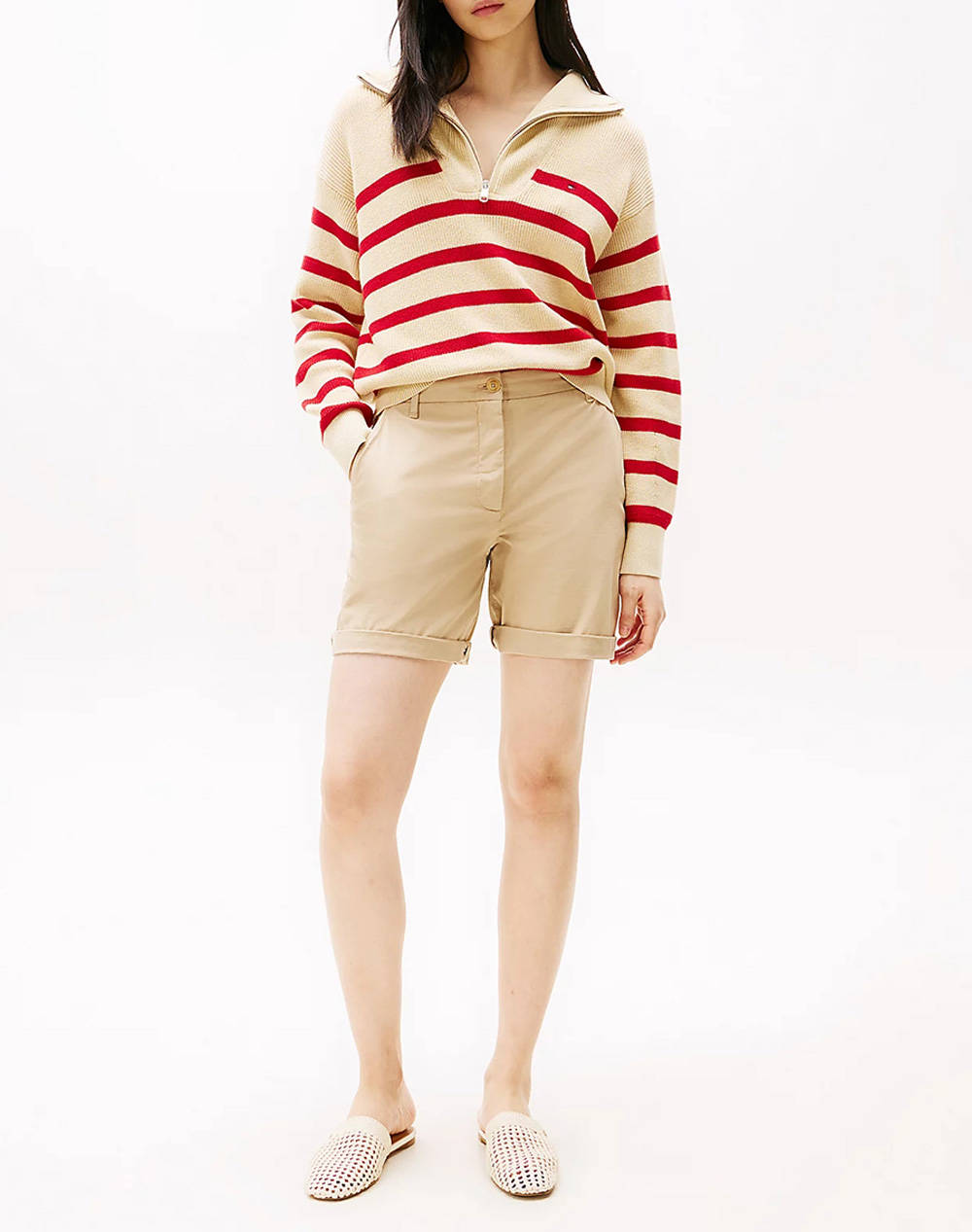 TOMMY HILFIGER CO BLEND GMD CHINO SHORT