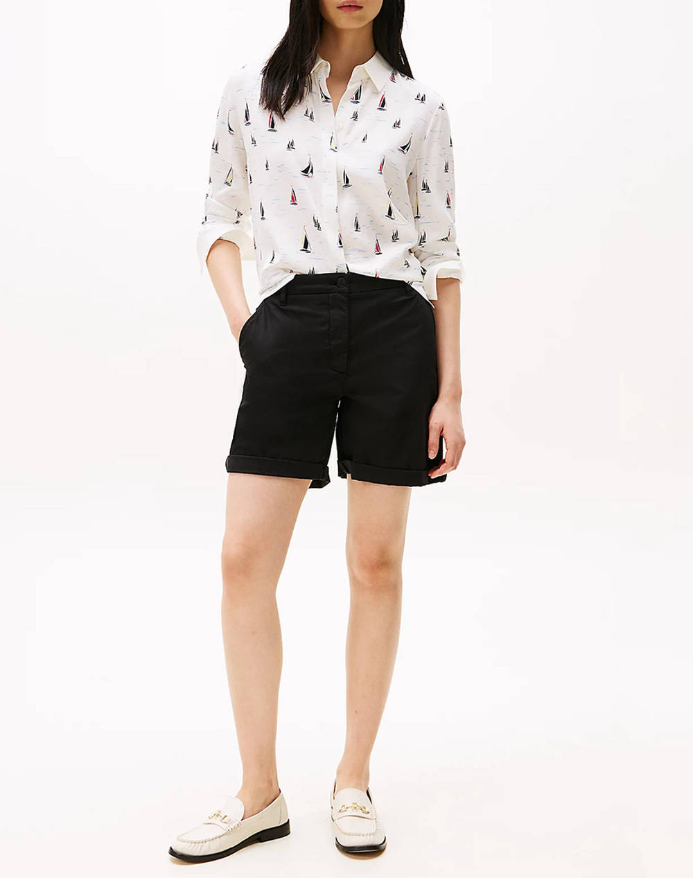 TOMMY HILFIGER CO BLEND GMD CHINO SHORT