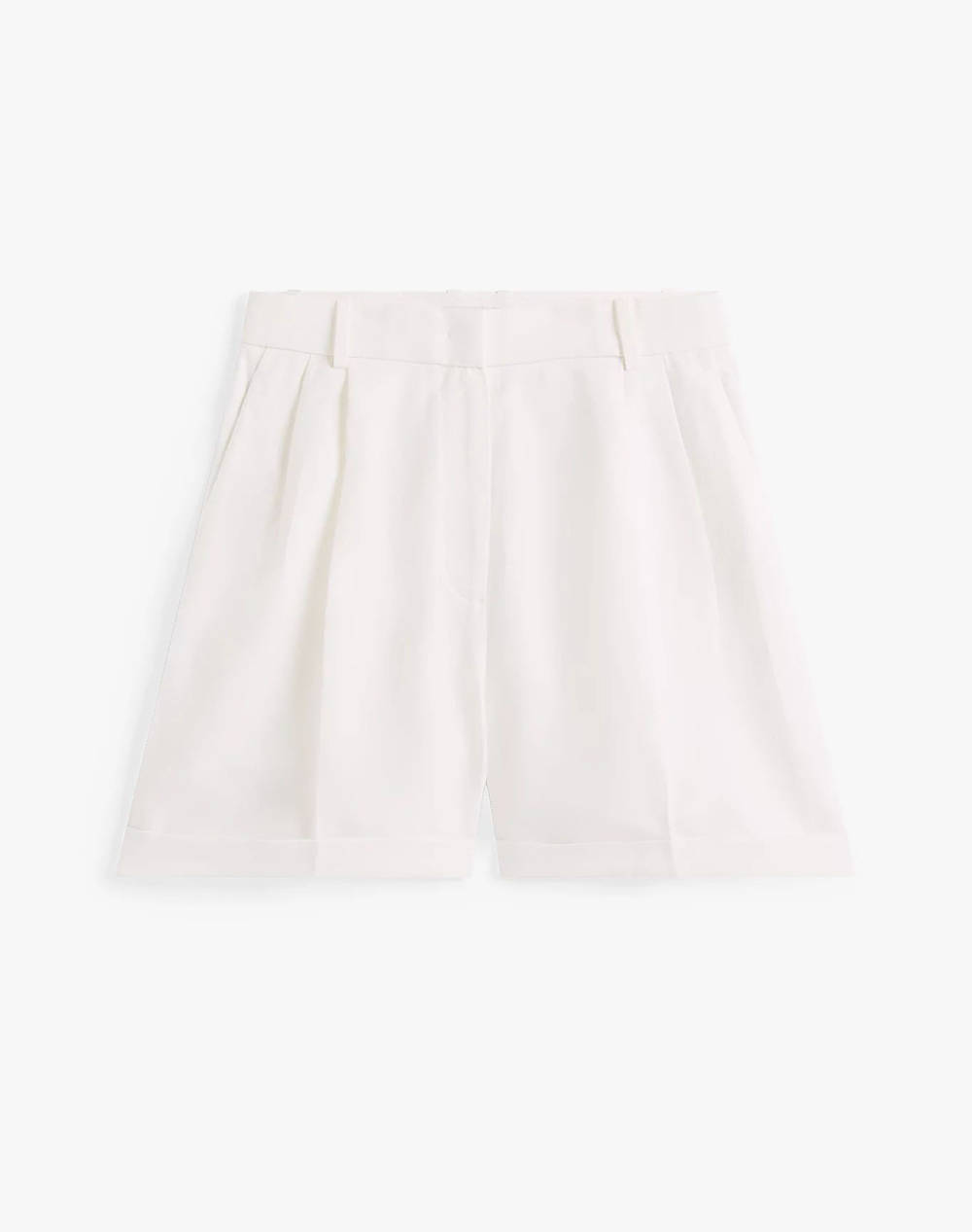 TOMMY HILFIGER LINEN MIX PLEATED SHORT