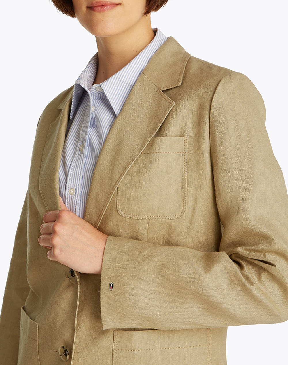 TOMMY HILFIGER ESS LINEN REGULAR SB BLAZER