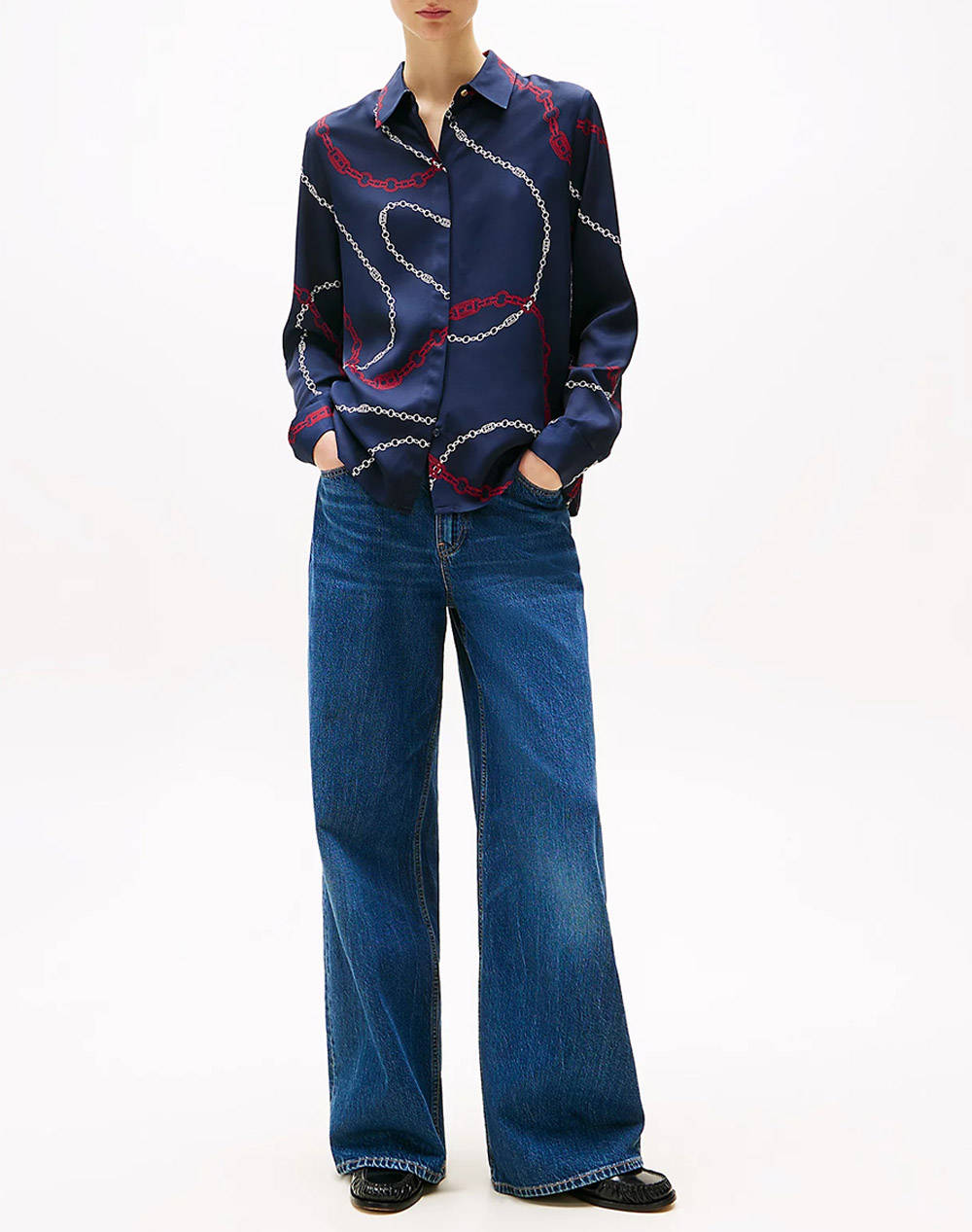 TOMMY HILFIGER SOFT VIS REGULAR LS SHIRT