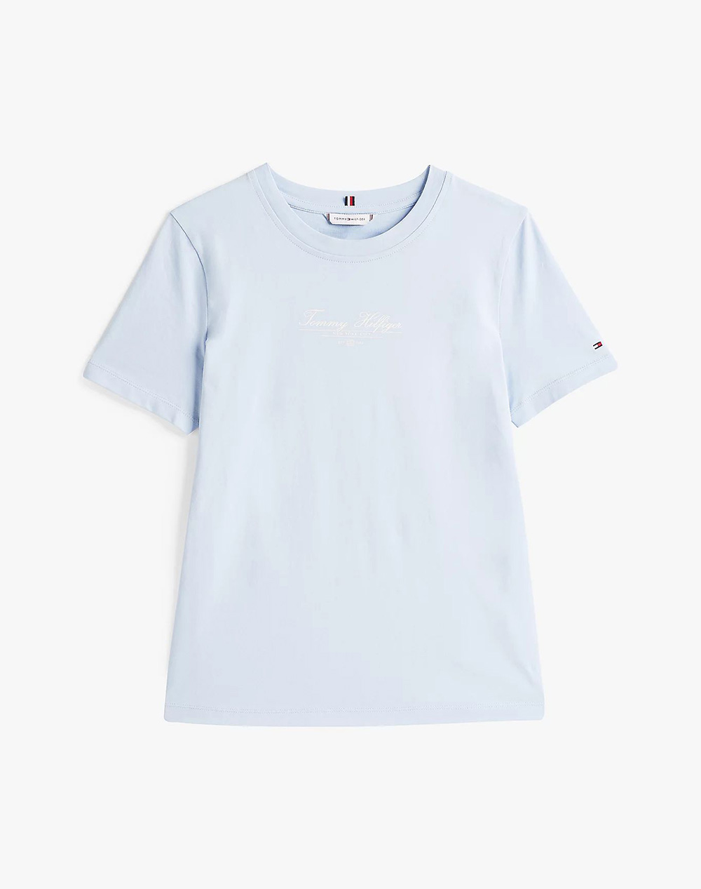 TOMMY HILFIGER REG SCRIPT C-NK TEE SS