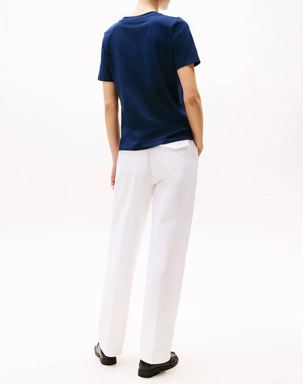 TOMMY HILFIGER REG CONTRAST FLAG SS TEE