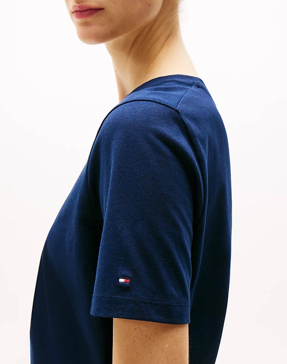 TOMMY HILFIGER REG CONTRAST FLAG SS TEE