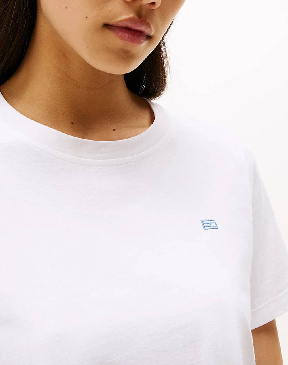 TOMMY HILFIGER REG CONTRAST FLAG SS TEE