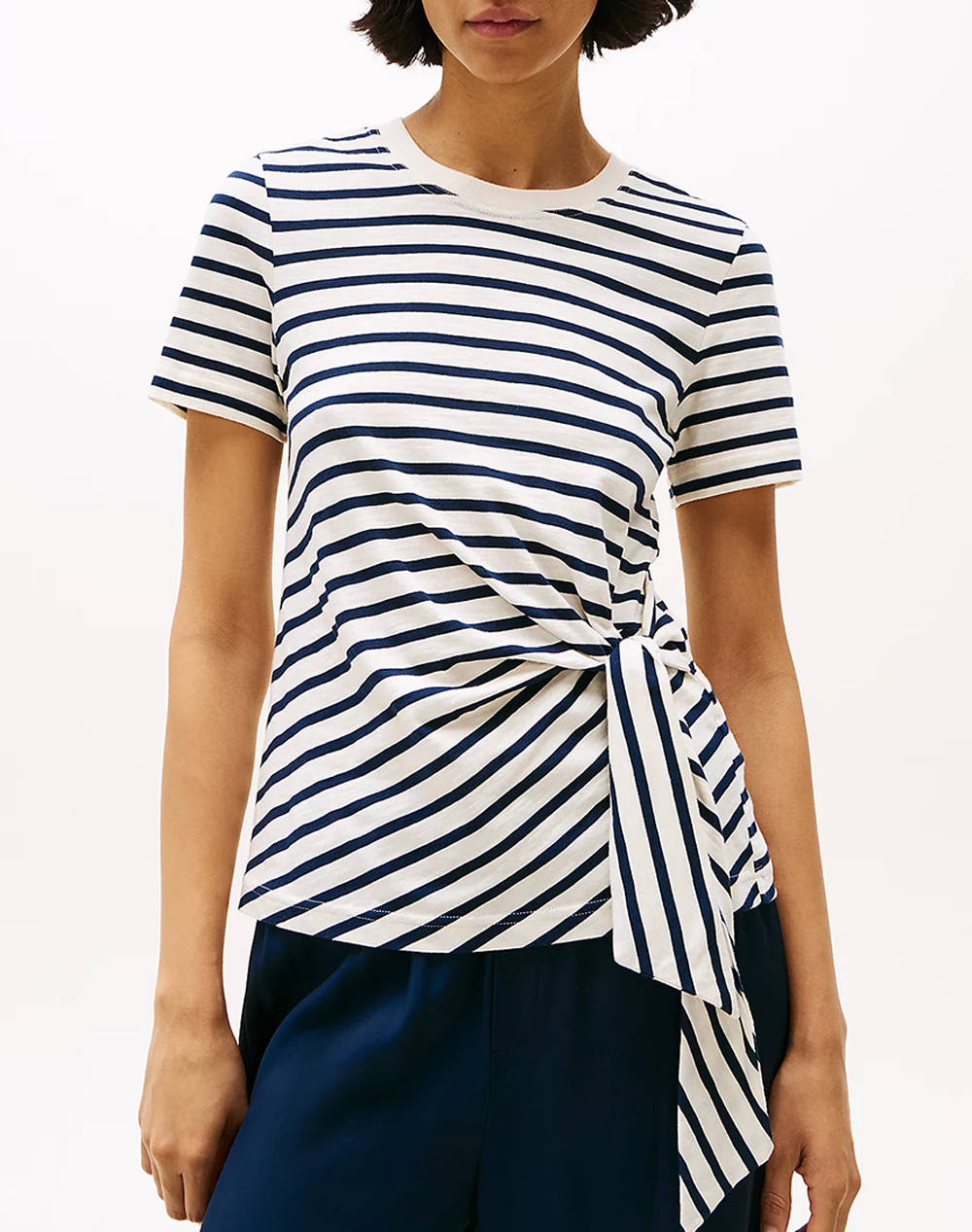 TOMMY HILFIGER KNOT BOAT-NK SS TEE