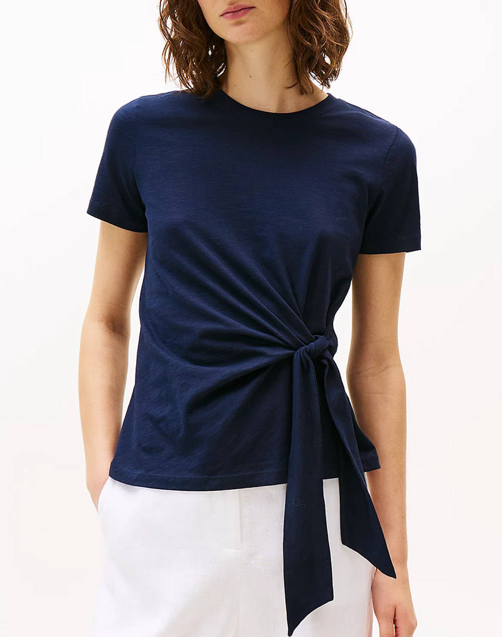 TOMMY HILFIGER KNOT BOAT-NK SS TEE