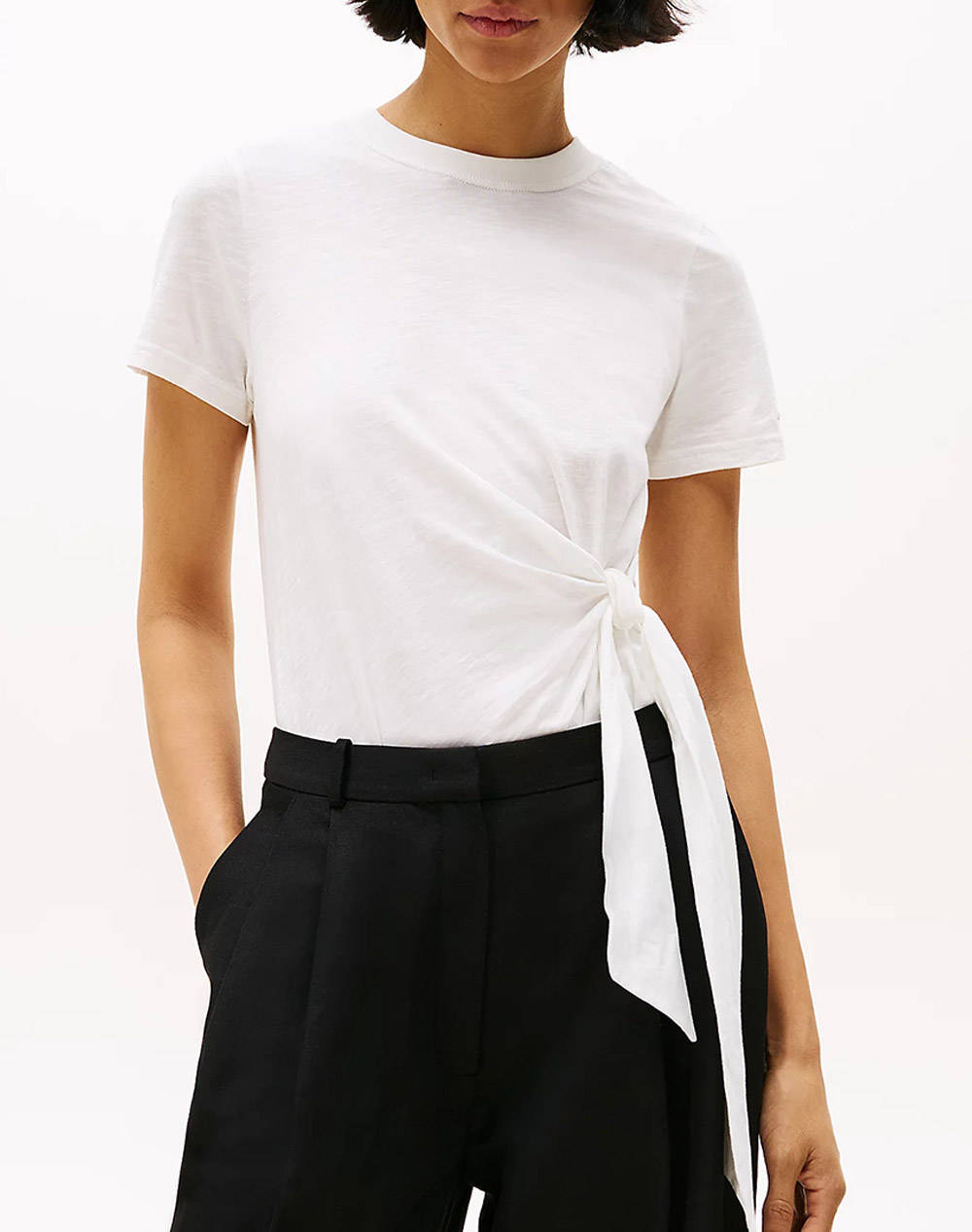 TOMMY HILFIGER KNOT BOAT-NK SS TEE