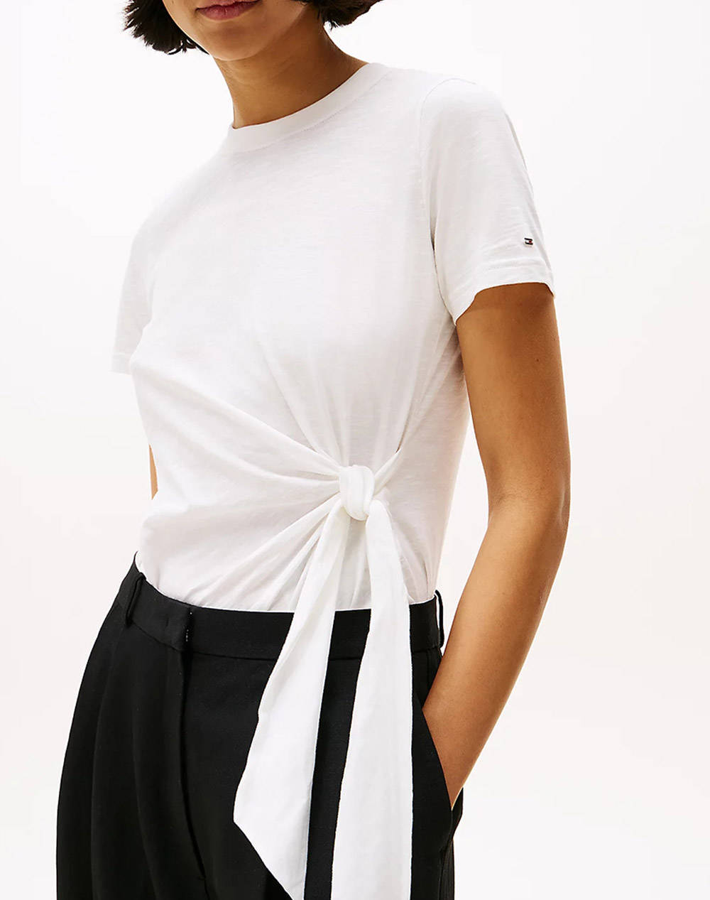 TOMMY HILFIGER KNOT BOAT-NK SS TEE